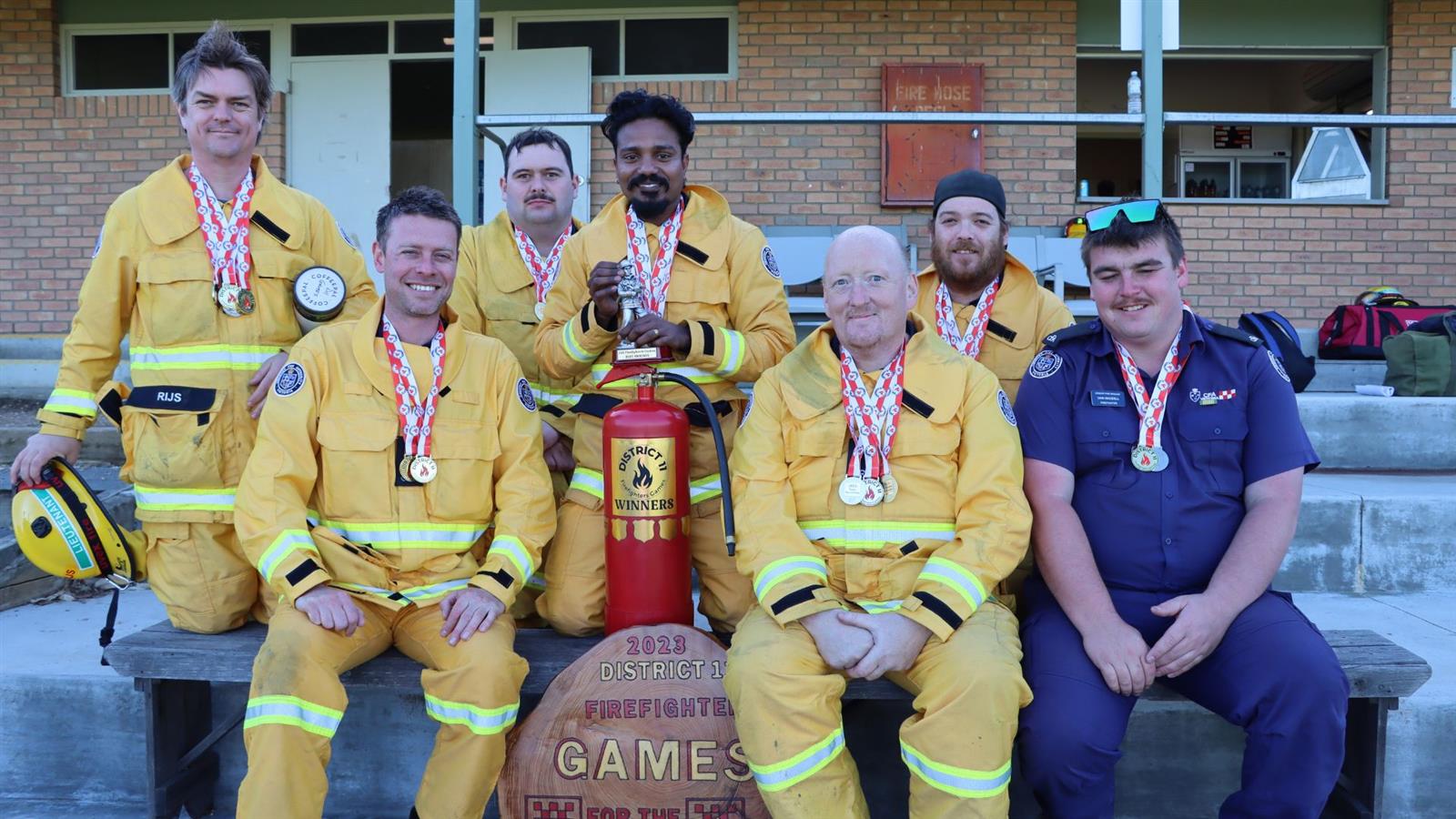 Bairnsdale Fire Brigade winning members